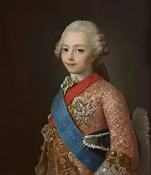 Louis-Joseph-Xavier François, par Frédou (1760), conservé au château de Versailles.