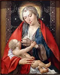 Vierge allaitant l'Enfant (vers 1520), MNAA.