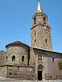 Vue extérieure sur le baptistère de la cathédrale Saint-Léonce de Fréjus.