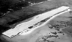 Vue de l'aéroport militaire en 1961.