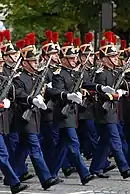 Epaulette en tréfle de la Garde républicaine.