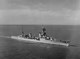 French heavy cruiser Suffren in Hampton Roads on 15 October 1931