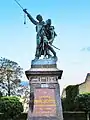 La statue du général Jean-Auguste Margueritte.