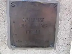 « Avaleresse Point du jour, 1716-1717 ».