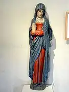 Statue de la Vierge provenant d'une poutre de gloire (XVIe siècle)