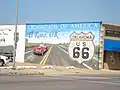 Fresque à l'effigie de la Route 66 à El Reno