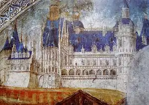 Fresque Renaissance au château piémontais de Gaglianico