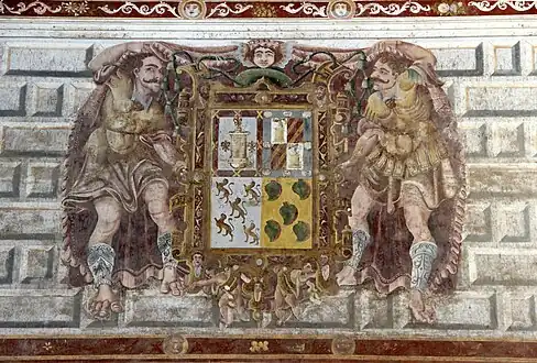 Fresques murales dues à Pedro de Raxis et Gabriel Rosales.