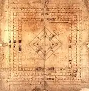 Plan de Freudenstadt par Heinrich Schickhardt.