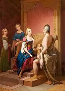 Heimdallr remet le collier Bryfing à Freyja, 1846