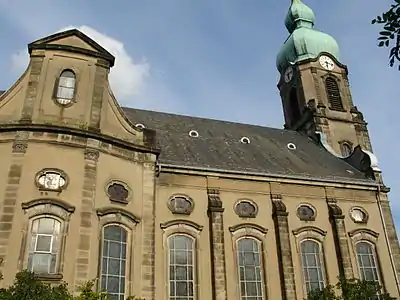 L’église Saint-Maurice de Freyming.