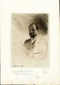 Autoportrait, 1909, Bibliothèque municipale de Nancy