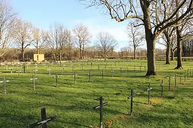 Vue générale du cimetière.