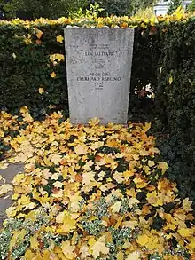 Tombe de Lin Jaldati et son époux.