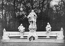 Monument aujourd'hui disparu de Frédéric Ier de Prusse au Tiergarten (allée de la Victoire)