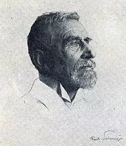 Friedrich Ohmann, gravure de Ferdinand Schmutzer.