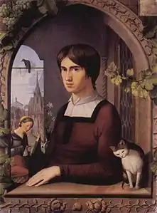 Portrait de Franz Pforr (1810), Berlin, Alte Nationalgalerie.
