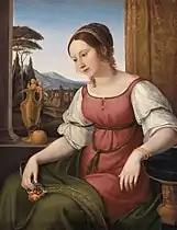 Portrait d'une jeune Romaine (Angelina Magtti), 1818, Neue Pinakothek, Munich