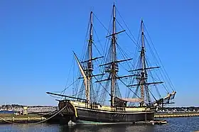 Réplique du Friendship of Salem, trois-mâts de 52 m de la Compagnie des Indes.