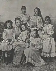 L'archiduchesse Isabelle et ses filles (1898)
