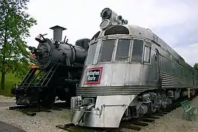 Locomotive Diesel Burlington Zephyr.