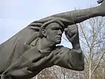 Monument pour les combattants allemands pendant la guerre d'Espagne, à Berlin-Friedrichshain (détail)