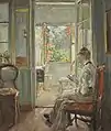 Lesendes Mädchen / In der Verandatür (1902)