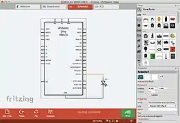 éditeur de Fritzing