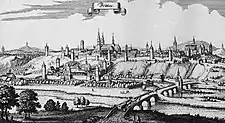 Fritzlar d’après la Topographia Hassiæ (1655).