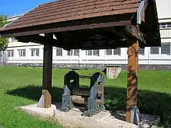 Le mémorial aux Établissements Charles-Coquillard.