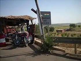 Frontière entre le Bénin et le Niger, à Gaya.