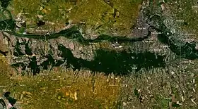 Image satellite de la Fruška gora.