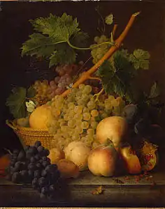 Corbeille de fruits, Moscou, musée Pouchkine.