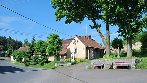 Frymburk : la mairie.