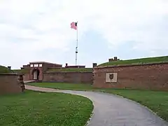 L'entrée du Fort McHenry.