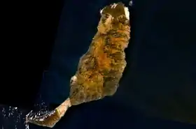 Image satellite de Fuerteventura.