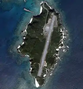 Vue satellite de Fukaji-jima