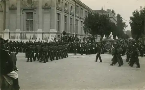 Funérailles à Grenoble en 1911.