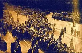 Enterrement des cadets, 1918.