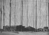 Antenne d'une station de TSF en 1901.