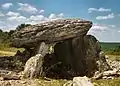 Dolmen de Pech Laglaire n°2 avant restauration