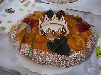 Gâteau des Rois, Provence.