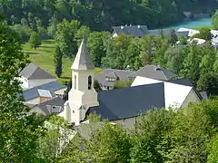 L'église de Gèdre.