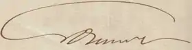 Signature de Gédéon Ouimet