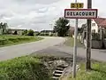 Entrée de Gélacourt.