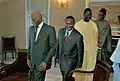 Avec Abdoulaye Wade l'ancien président du Sénégal.