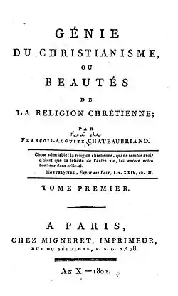 Image illustrative de l’article Génie du christianisme