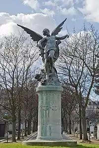 Le Génie du Sommeil éternel (1889), Paris, cimetière du Montparnasse.