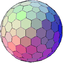 Géométrie architecturale : Géode ou sphère en nid d'abeille. Certaines coupoles, et certains dôme du type dômes géodésiques s'inspirent des qualités de la forme hexagonale et de son pavage.