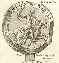 Gérard II Chabot dit « Gérard II de Retz » (vers 1245-1298), seigneur de Machecoul de 1264 à 1298.